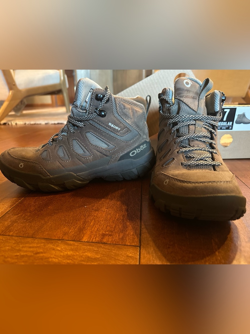 Oboz // Sawtooth Mid B-Dry Waterproof Hiking Boots // Rockfall // 7